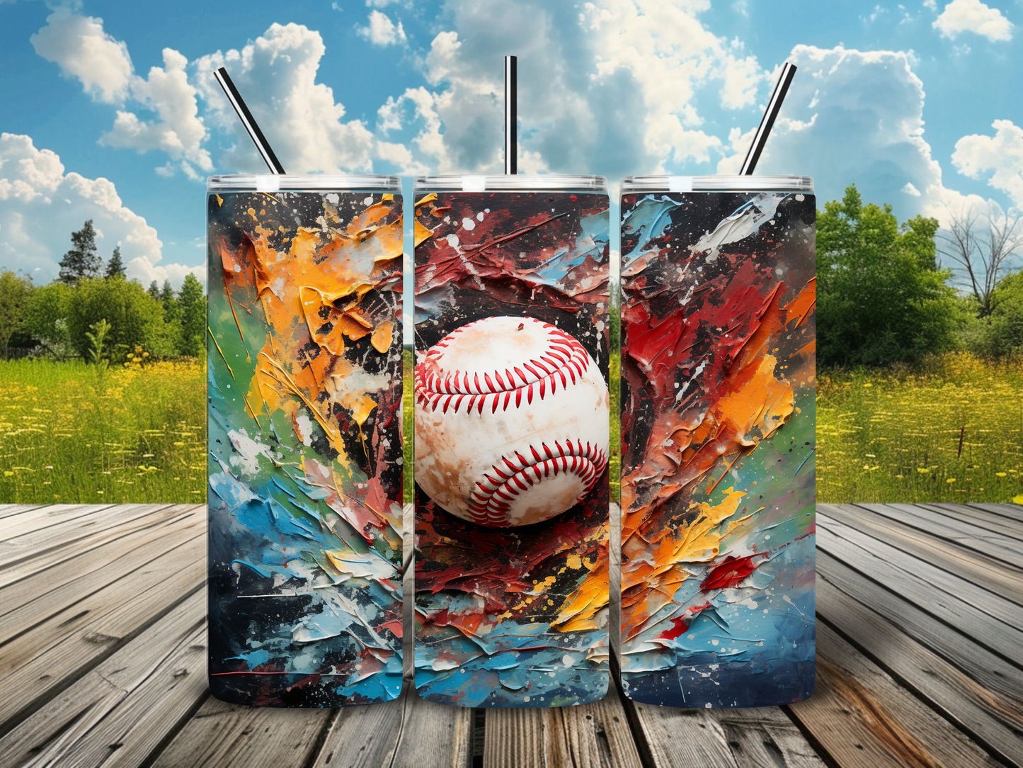 Baseball In Paint